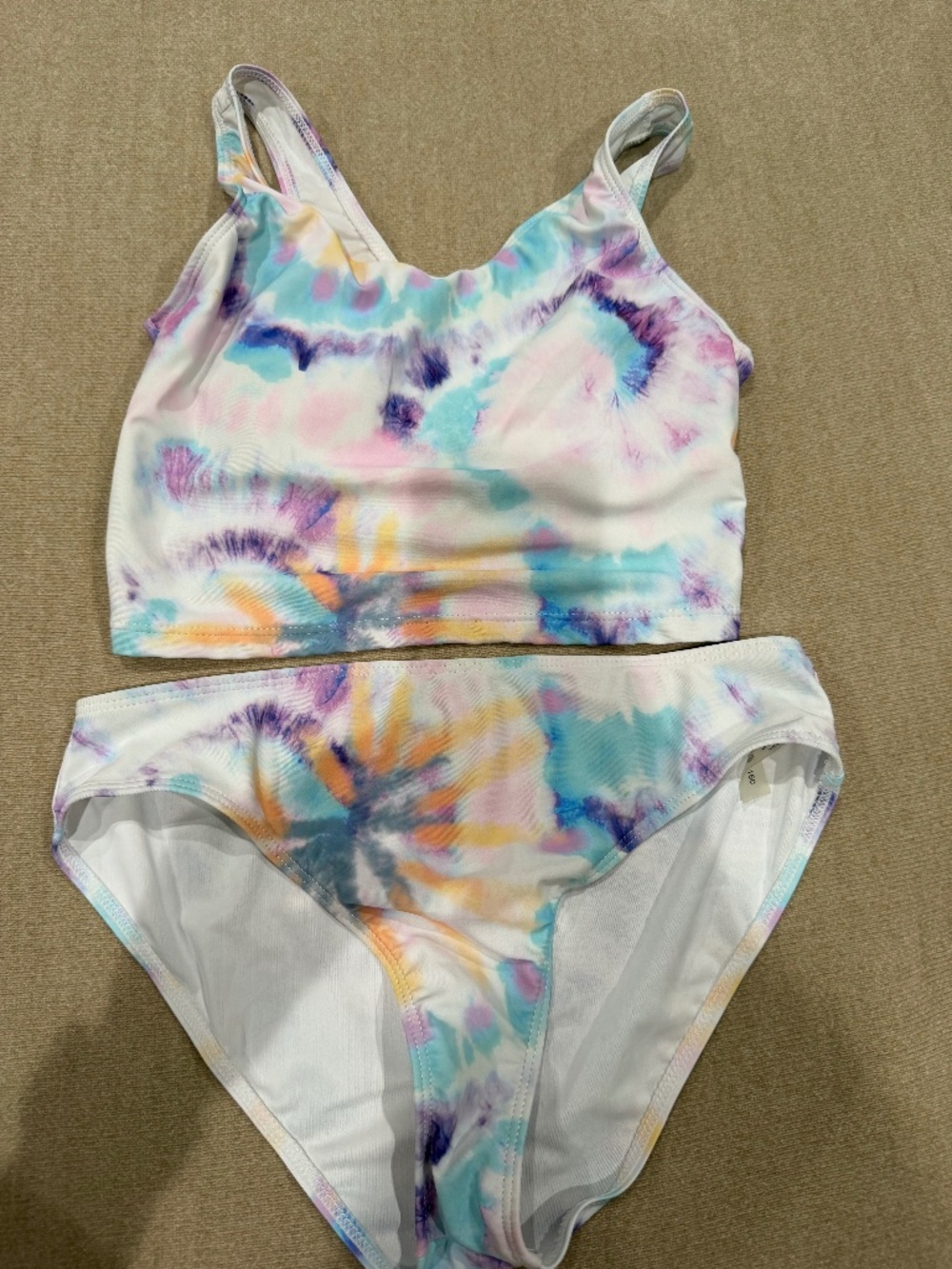Tie Dye two piece bathing suit